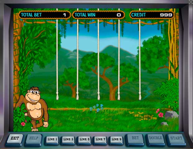 Игровой автомат Crazy Monkey на рубли