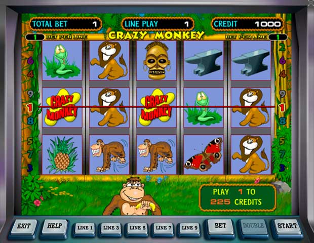 Игровой автомат Crazy Monkey на деньги онлайн Игровой автомат Crazy Monkey на реальные деньги
